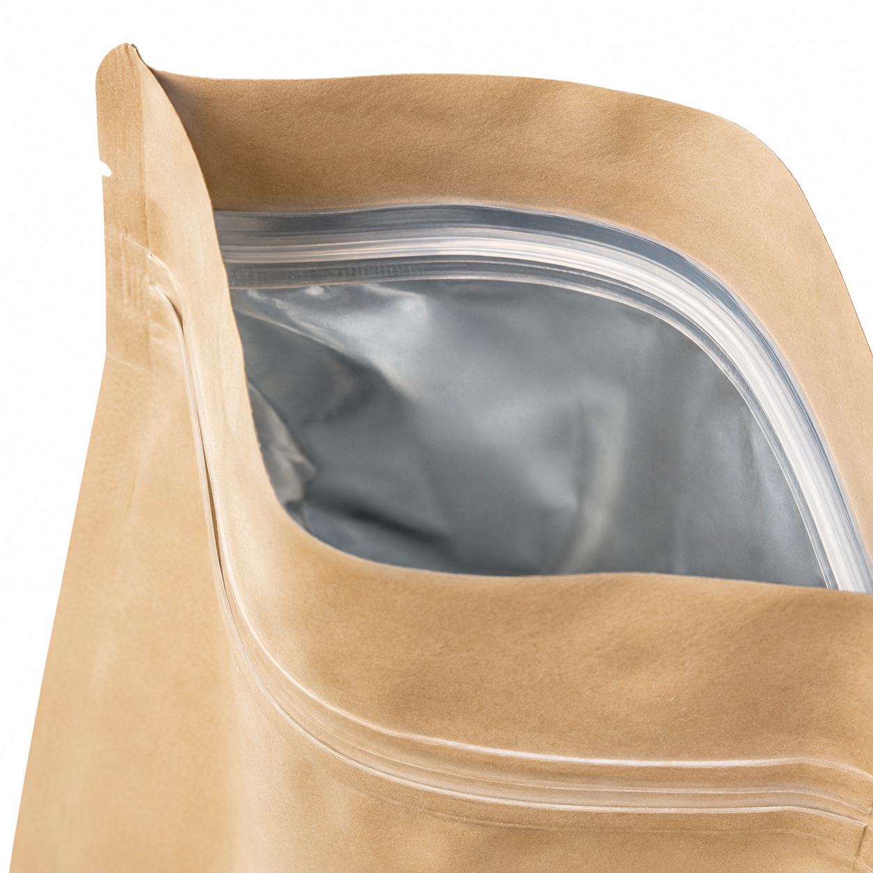 Barrier Material Structure of Custom Flat Bottom Coffee Bags