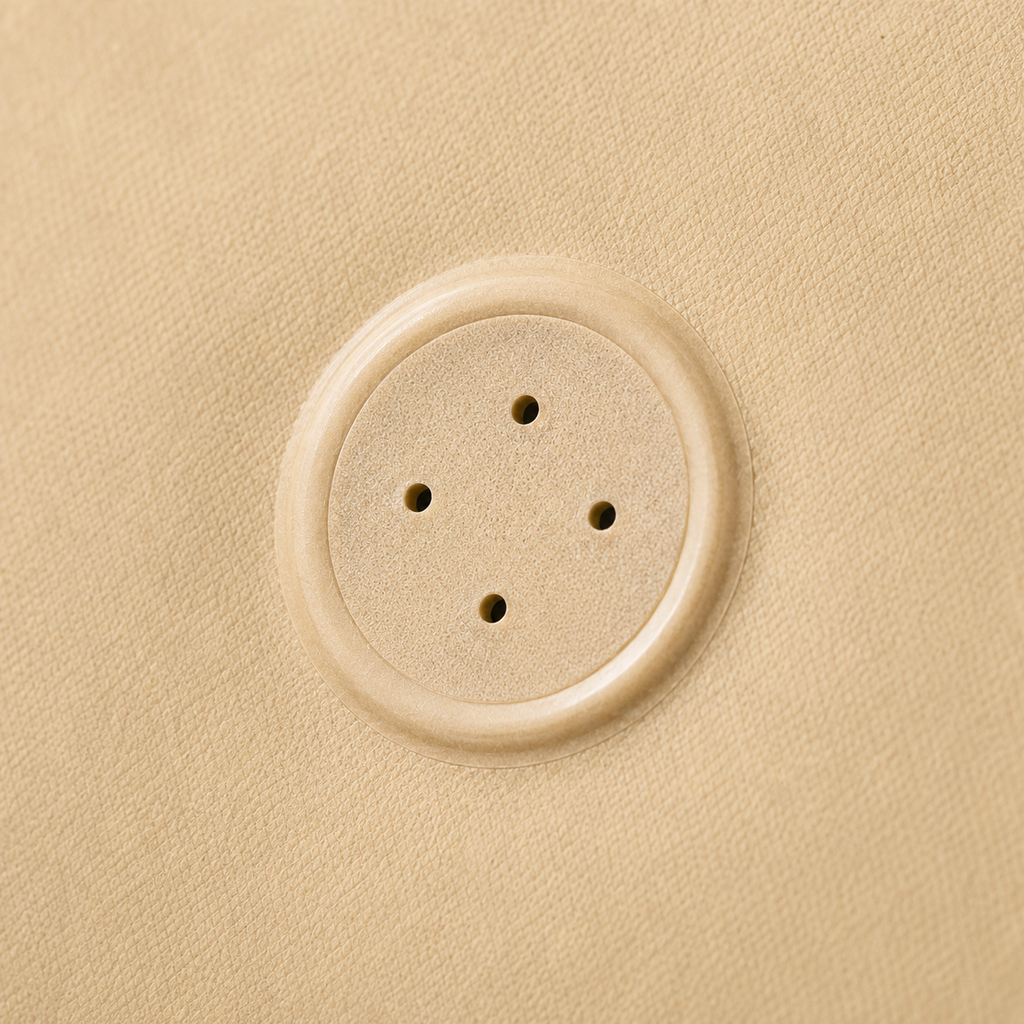 One Way Degassing Valve Detail on Custom Flat Bottom Coffee Bags